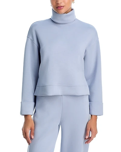 Spanx AirEssentials Cropped Turtleneck Sweatshirt