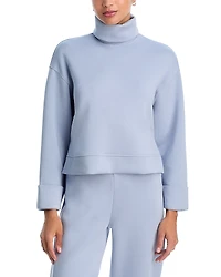 Spanx AirEssentials Cropped Turtleneck Sweatshirt