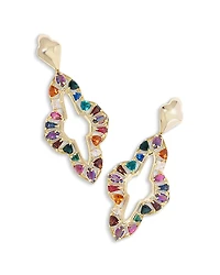 Kendra Scott Abbie Stone Open Frame Statement Earrings