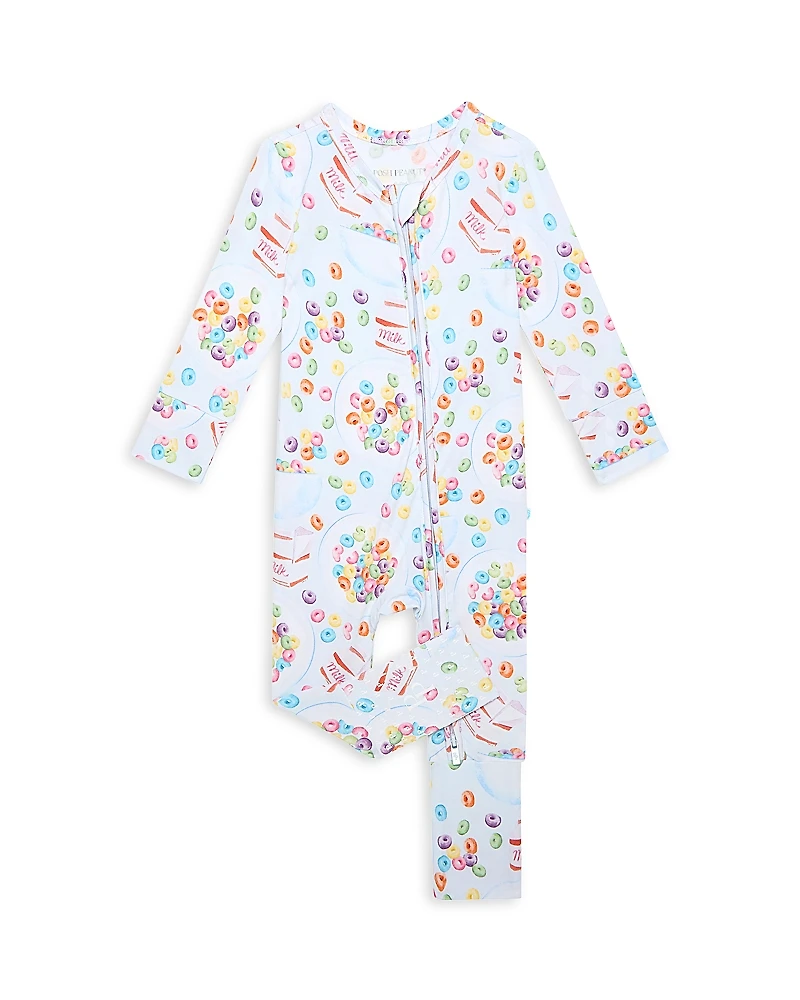 Posh Peanut Unisex Cereal Convertible One Piece Jumpsuit Footie - Baby