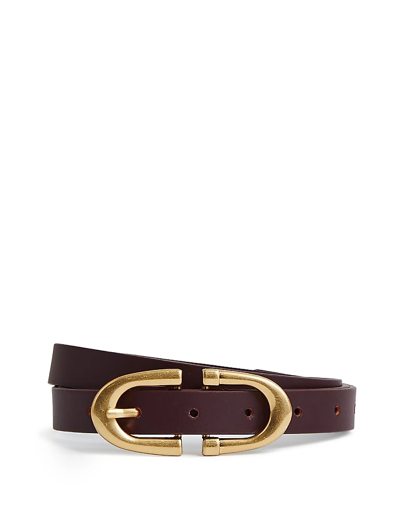 Reiss Women's Bailey Horseshoe Waist Belt