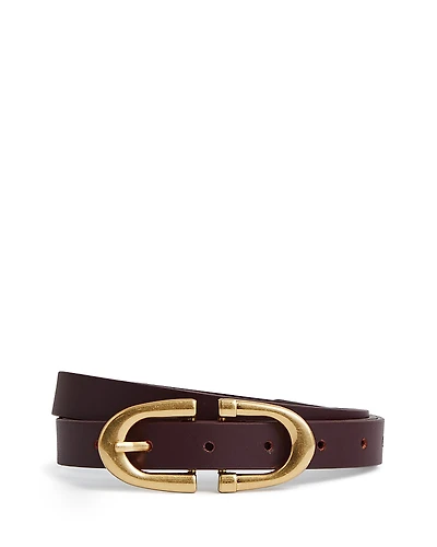 Reiss Women's Bailey Horseshoe Waist Belt