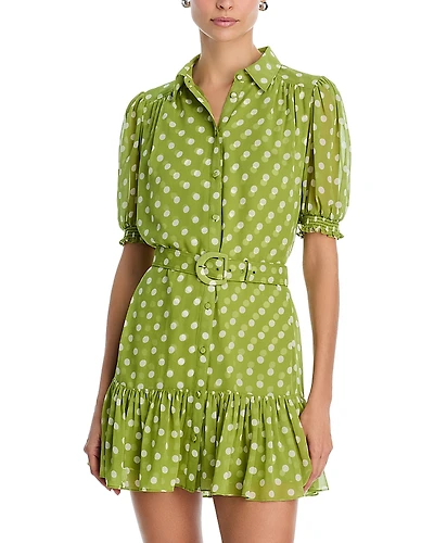 Cinq a Sept Camille Belted Mini Dress