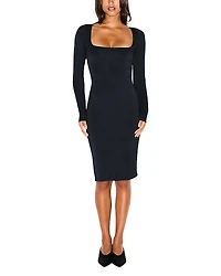 Skims Smooth Layers Square Neck Dress