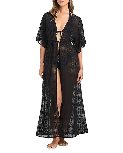 Bleu Rod Beattie Open Front Cover-Up Dress