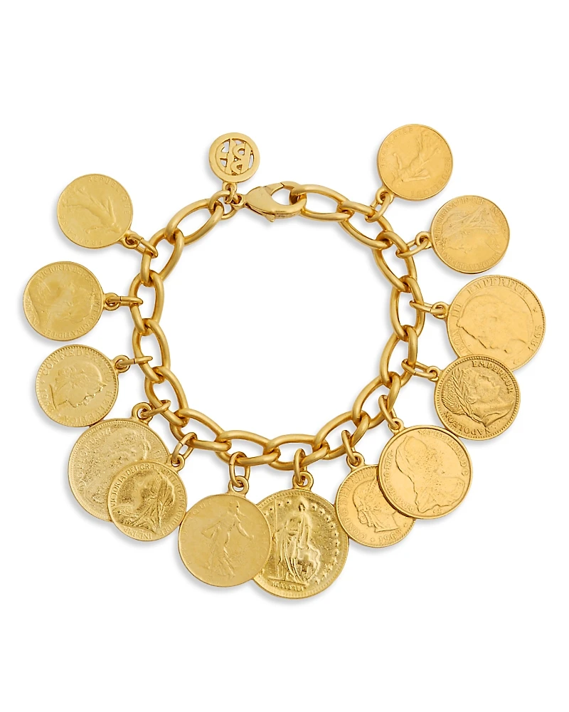 Ben Amun Coin Charm Bracelet