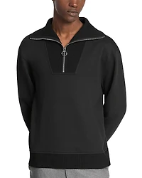 Michael Kors Funnel Neck Quarter Zip Sweatshirt