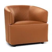 Nicoletti Leather Corona Chair
