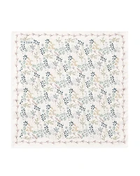 Eton Botanical Print Silk Pocket Square