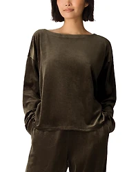 Eileen Fisher Bateau Neck Boxy Top