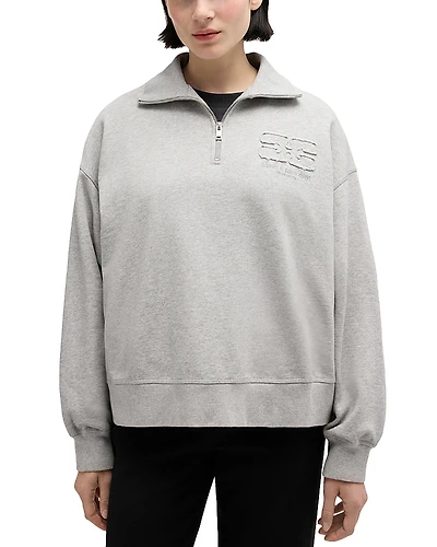 Ganni Isoli Half Zip Sweatshirt