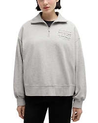 Ganni Isoli Half Zip Sweatshirt
