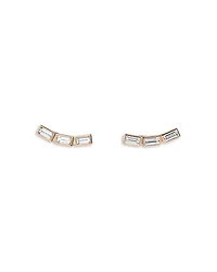 Shahla Karimi from the Luxe Collection Certified Lab Grown Diamond Mid Century Mies Diamond Ear Climbers