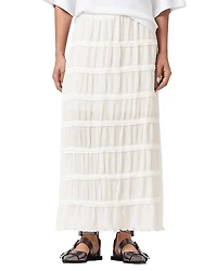 Allsaints Lila Tiered Maxi Skirt