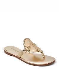 Jack Rogers Women's Collins Leather Casual Comfort Sandals