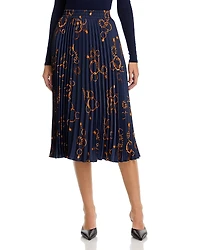 T Tahari Pull On Pleated Skirt