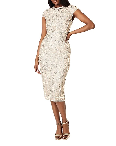 Coast Embellished Pencil Dress