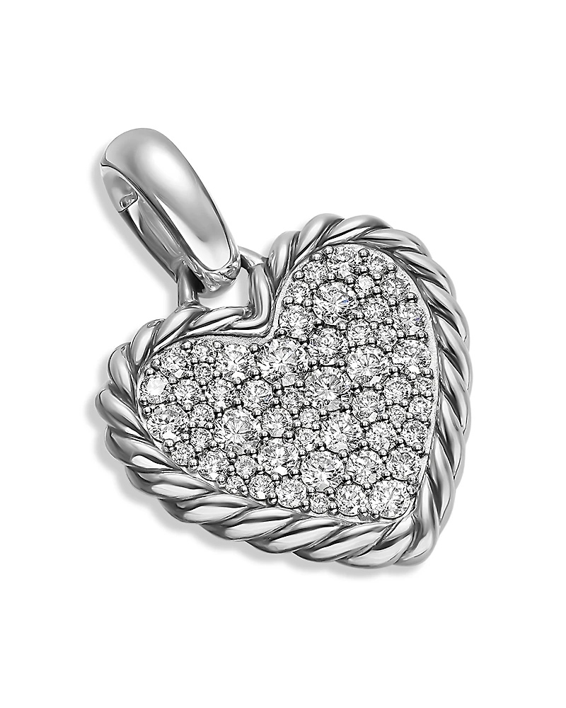 Pave Heart Amulet
