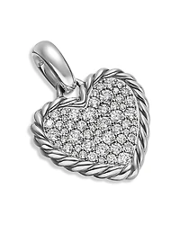 Pave Heart Amulet