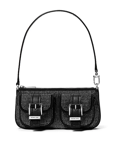 Michael Kors Zoe Small Leather Convertible Pouchette