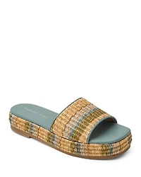 Jack Rogers Women's Bay Raffia Flatform Sandals