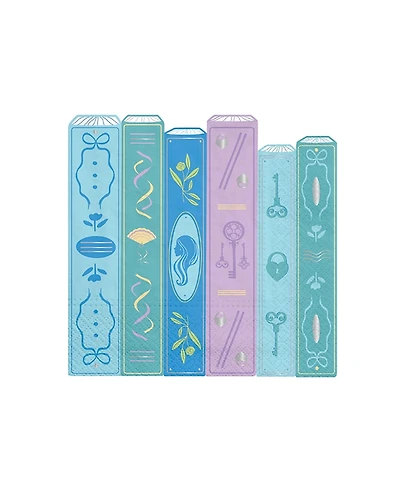 Jollity & Co. Book Club Book Large Paper Napkins, Set of 16