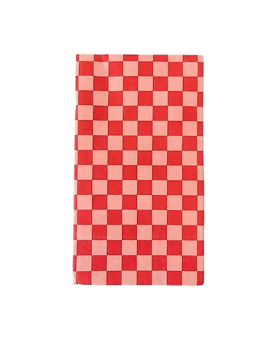 Jollity & Co. Harlequin Checkered Paper Guest Napkins