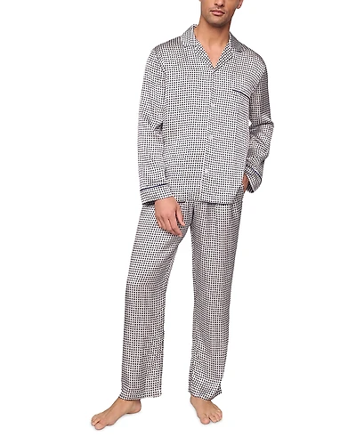 Eberjey Charles Printed Long Sleeve Pajama Set