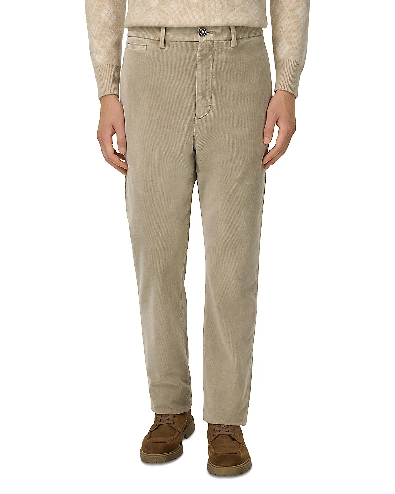 Boggi Milano Men's Corduroy Stretch Pants