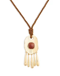 Aqua Bead Pendant Necklace, 17 - Exclusive