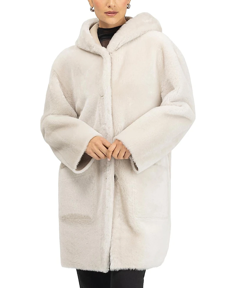 Gorski Merino Shearling Lamb Parka Coat