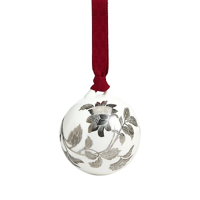 Wedgwood Festive Tonquin Ornament Silver No Ornament
