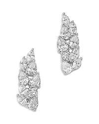 Bloomingdale's Fine Collection Luxe Collection Certified Lab Grown Diamond Mixed Cut Ear Climbers