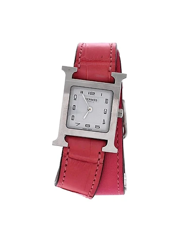 Pre-Owned HERMES Heure H Double Tour Quartz Watch