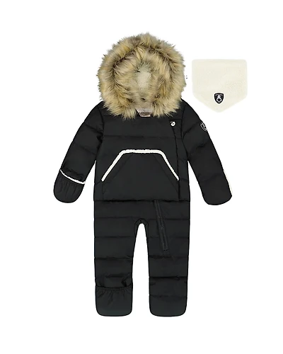 Deux par Unisex One-Piece Snug Snowsuit Designed for Car Seat - Baby