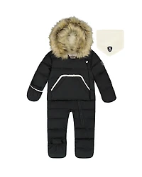 Deux par Unisex One-Piece Snug Snowsuit Designed for Car Seat - Baby