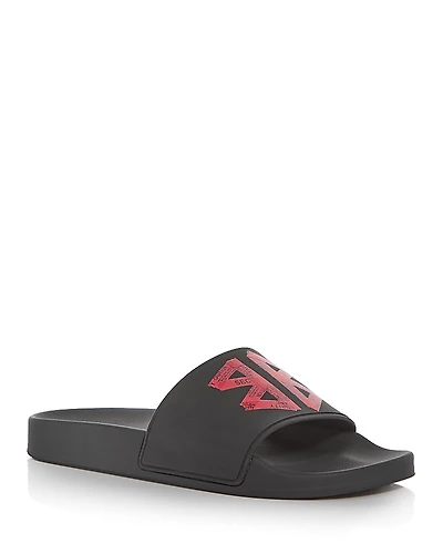 Balenciaga Men's Rubber Slide Sandals