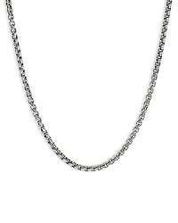 John Hardy Men's Sterling Silver Chain Box Link Necklace, 20
