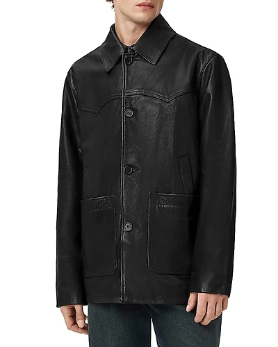 Allsaints Toulouse Leather Coat