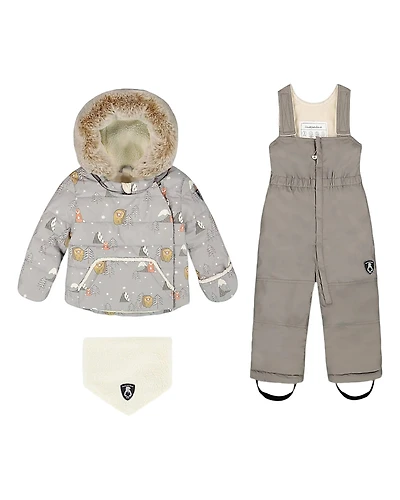 Deux par Boys' Two-Piece Snug Snowsuit - Baby