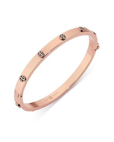 Tory Burch Miller Logo Studded Bangle Bracelet