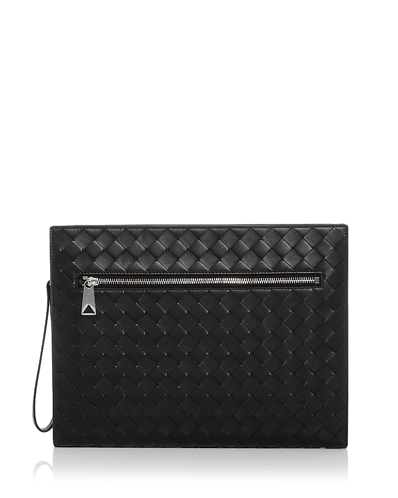 Bottega Veneta Intrecciato Leather Document Case