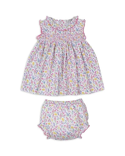 Kissy Girls' Smocked Floral Print Dress Set - Baby