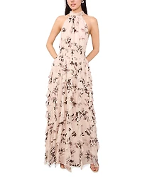 1.state Flounce Cascading Maxi Dress