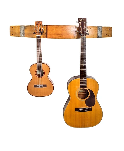 Uncommon Goods Wine Barrel Guitar Rack by Alpine Wine Design