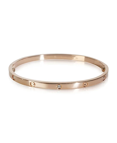 Pre-Owned Cartier Small Model Love 18k Rose Gold Bracelet