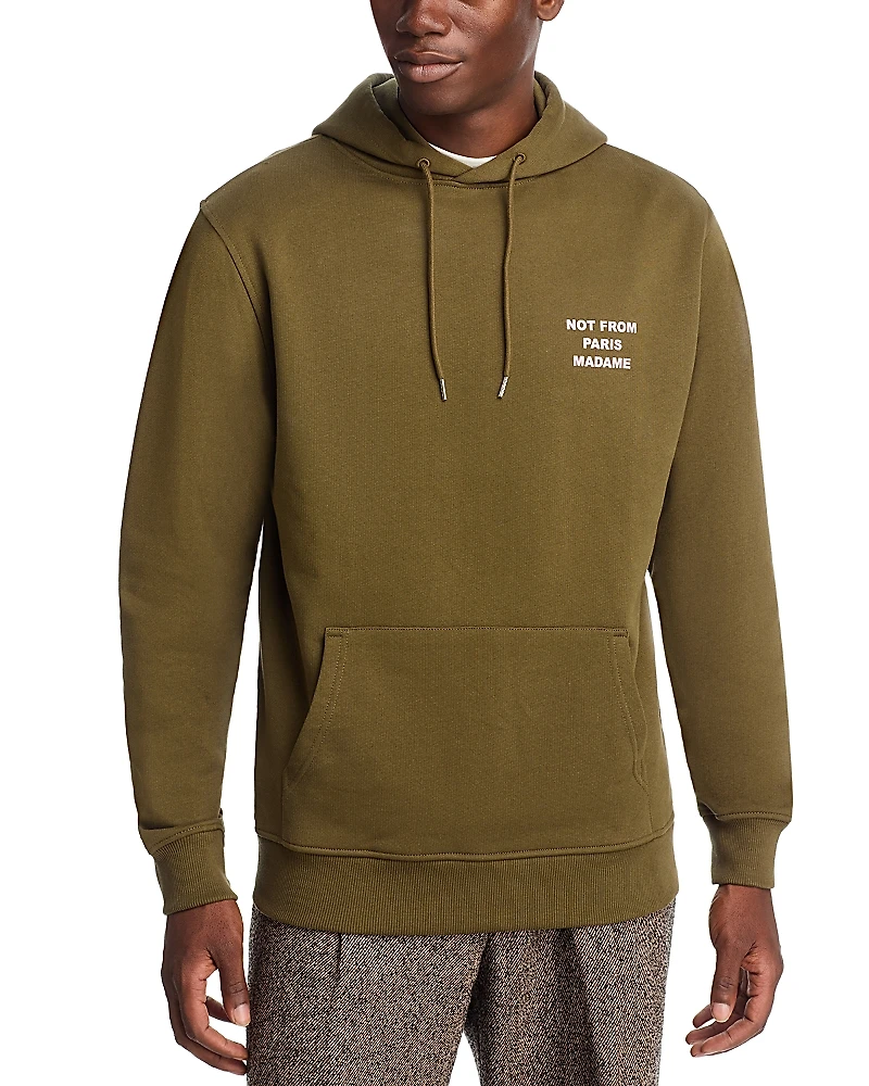 Drole De Monsieur Men's Slogan Drawstring Hoodie
