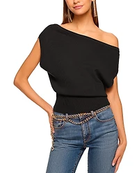 Ramy Brook Chet Wool Off Shoulder Sweater