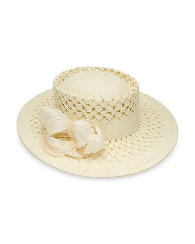 Lele Sadoughi Zaha Straw Hat