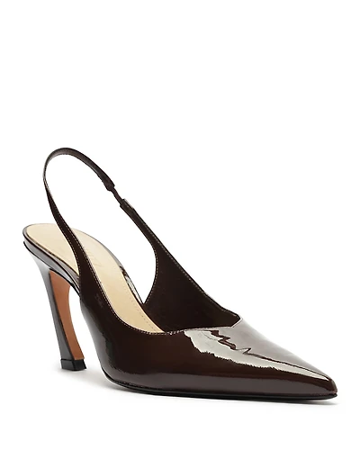 Schutz Women's Lexi Patent Leather Slingback Pumps
